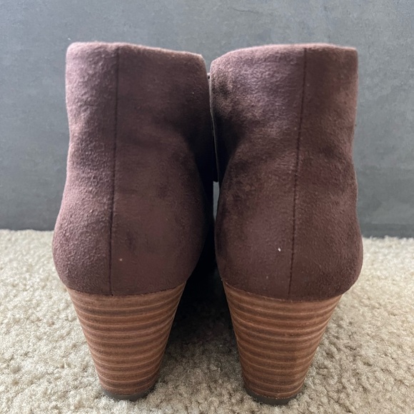 Dr. Scholl’s Dakota Wedge Bootie Dark Brown Size 7 - Picture 2 of 9